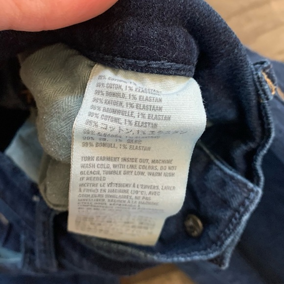 Abercrombie and Fitch dark wash stretch skinny jeans sequins back pocket - Picture 3 of 6